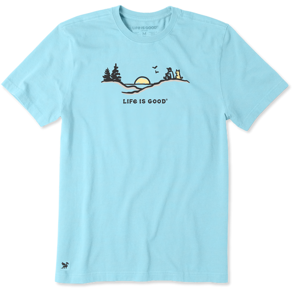 M Crusher Tee - Pine Sunset Vista - Life is Good Westport, Canada