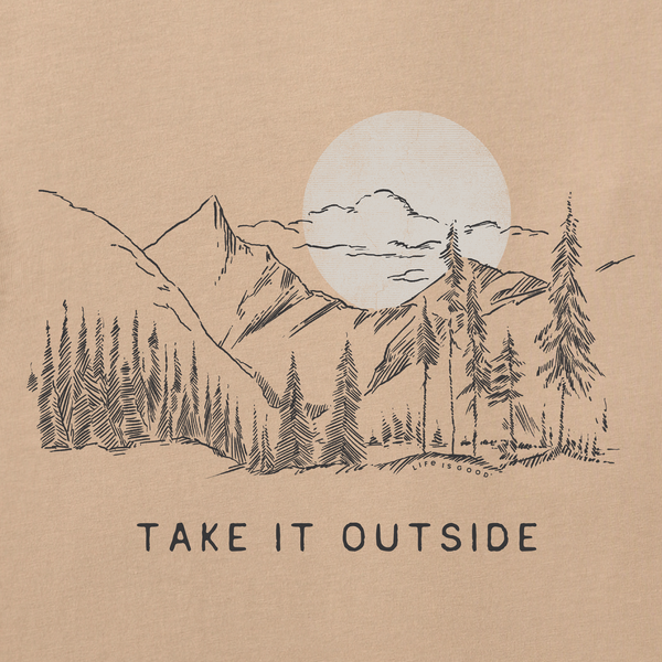 Men's Crusher Tee - Take it Outside - Life is Good Westport, Canada