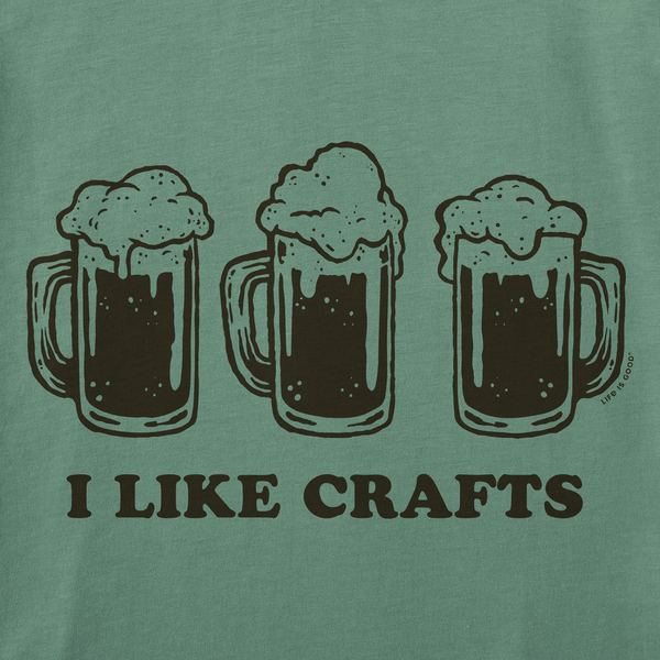 Men's Crusher Tee - I Like Crafts Beers - Life is Good Westport, Canada