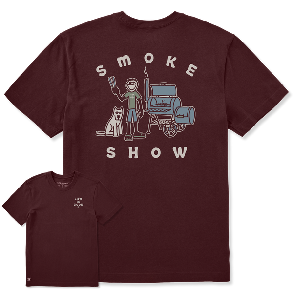 Men's Crusher Tee - Jake & Rocket Smoke Show - Life is Good Westport, Canada