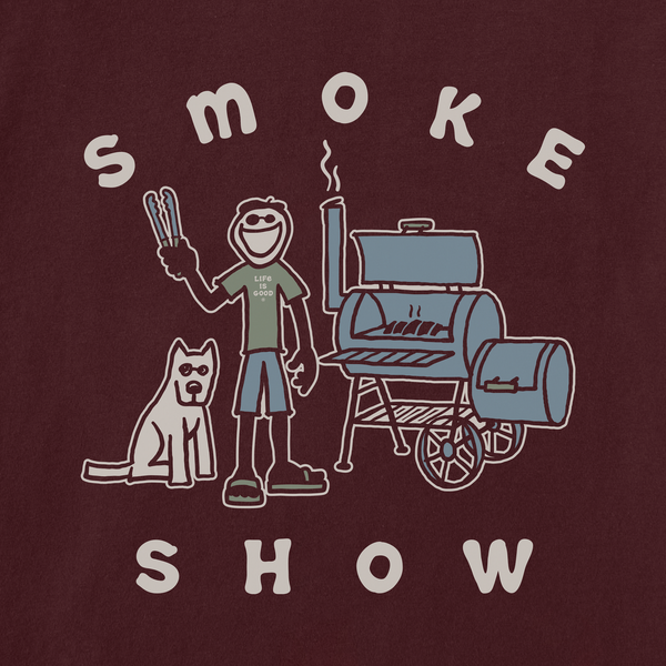 Men's Crusher Tee - Jake & Rocket Smoke Show - Life is Good Westport, Canada