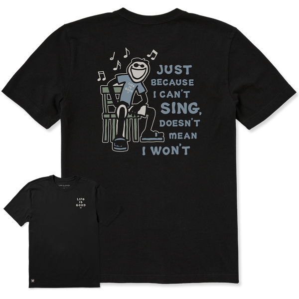 Men's Crusher Tee - Jake can't Sing - Life is Good Westport, Canada