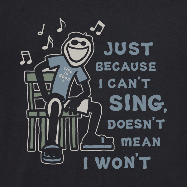 Men's Crusher Tee - Jake can't Sing - Life is Good Westport, Canada