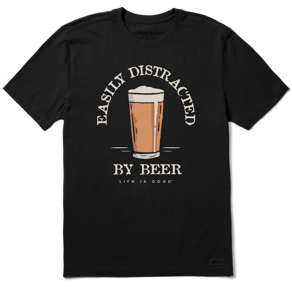 Men's Crusher Tee - Easily Distracted - Life is Good Westport, Canada