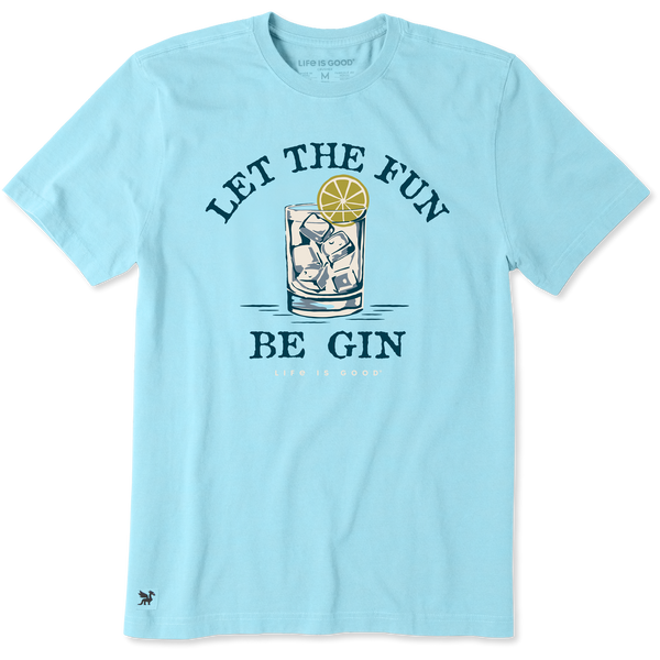 Men's Crusher Tee - Let the Fun Be Gin - Life is Good Westport, Canada