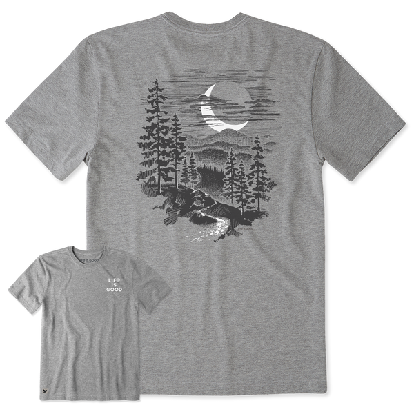 Men's Crusher Tee - Crescent Moon Mountain