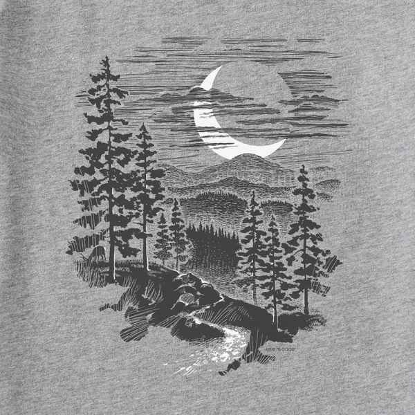 Men's Crusher Tee - Crescent Moon Mountain