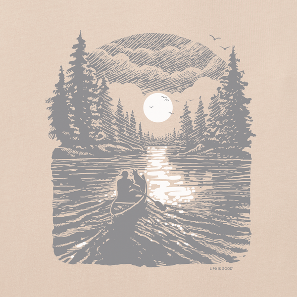 Men's Crusher Tee - Full Moon Canoe