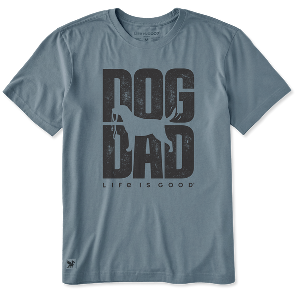 Men's Crusher-LITE Tee - Dog Dad Stack - Life is Good Westport, Canada