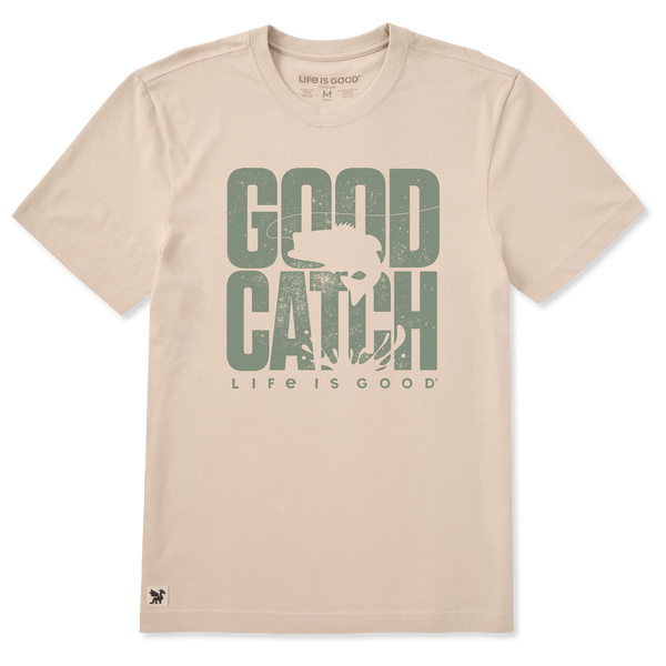Men's Crusher-LITE Tee - Good Catch Stack - Life is Good Westport, Canada