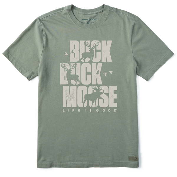 Men's Crusher-LITE Tee - Buck Buck Moose - Life is Good Westport, Canada