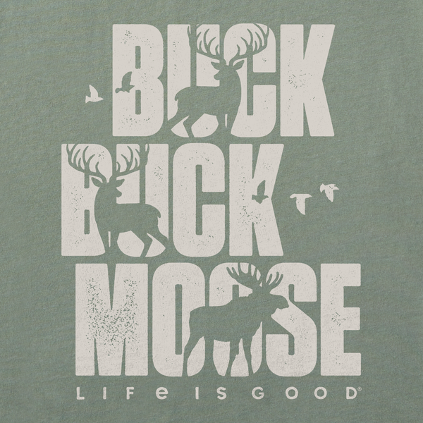 Men's Crusher-LITE Tee - Buck Buck Moose - Life is Good Westport, Canada