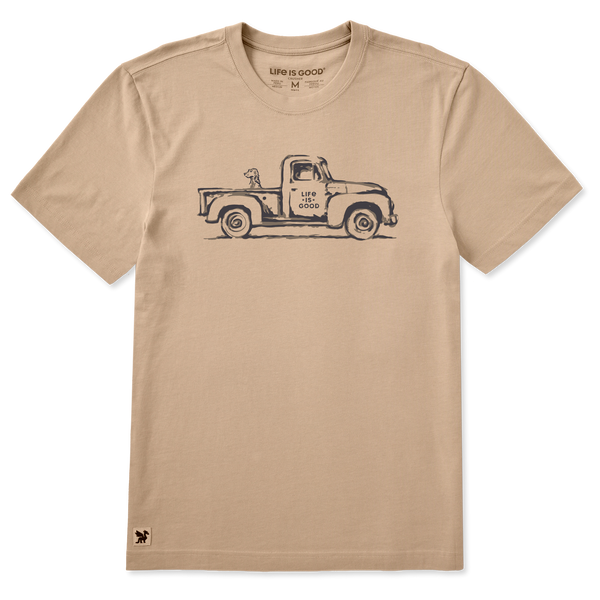 Men's Crusher-LITE Tee - Trusty Pick Up and Dog