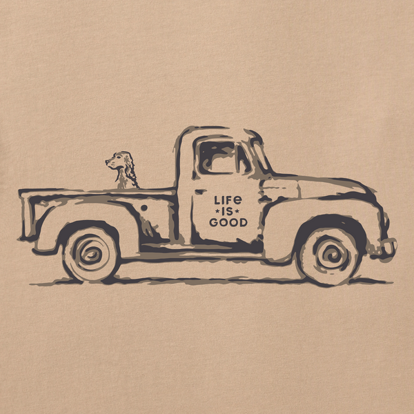 Men's Crusher-LITE Tee - Trusty Pick Up and Dog