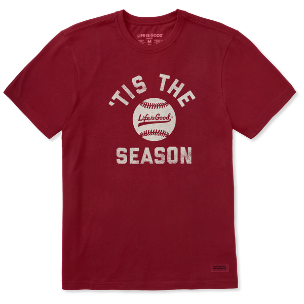 Men's Crusher-LITE Tee - 'Tis the Season Baseball