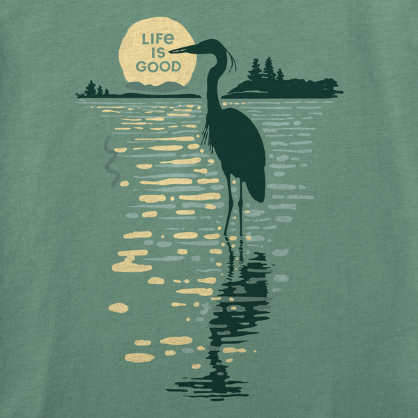 Women's Crusher Tee - Moonlit Heron