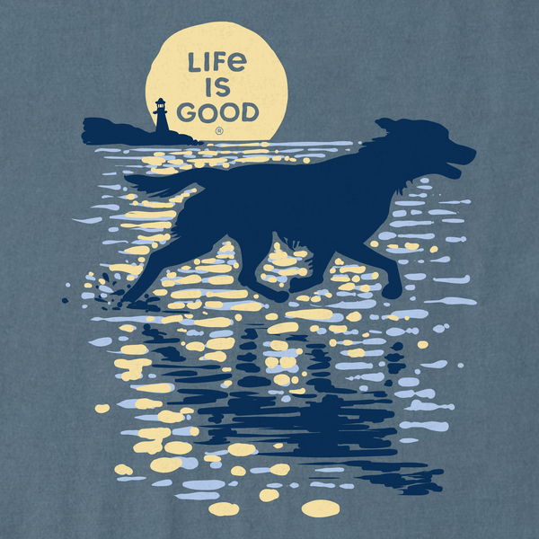 Women's Crusher Tee - Moonlit Running Dog