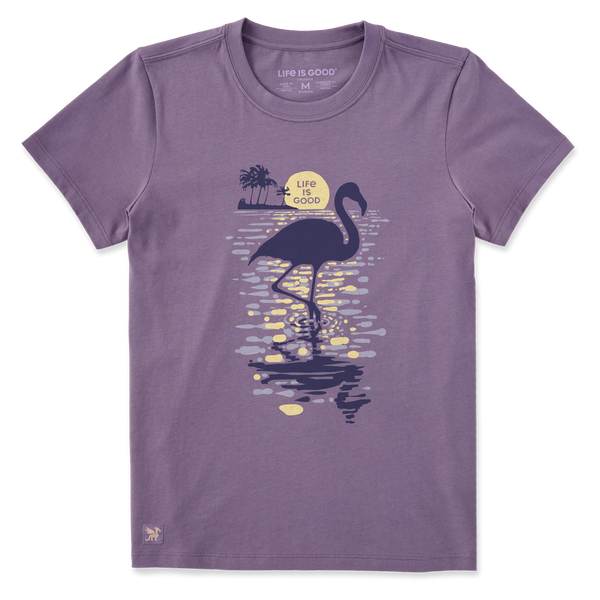 Women's Crusher Tee - Moonlit Flamingo
