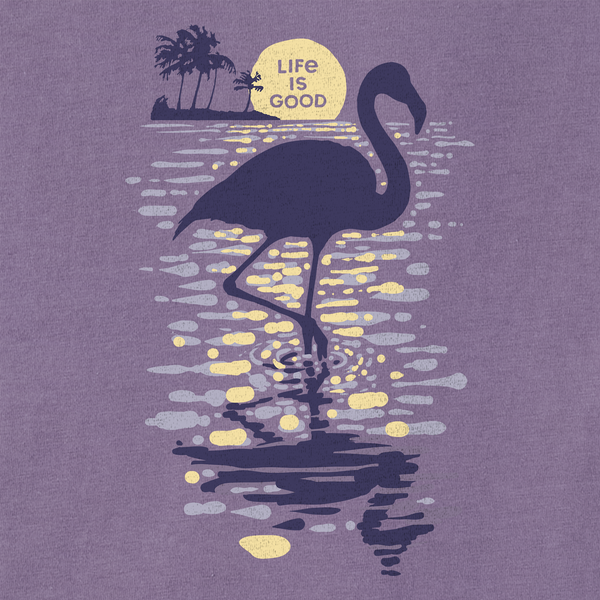 Women's Crusher Tee - Moonlit Flamingo