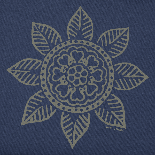 Women's Crusher Tee - Leaf Heart Mandala