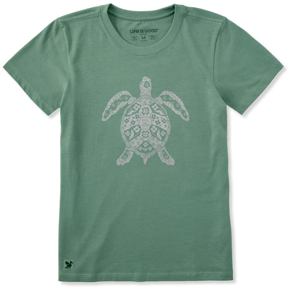 Women's Crusher-LITE Tee - Sea Turtle Floral