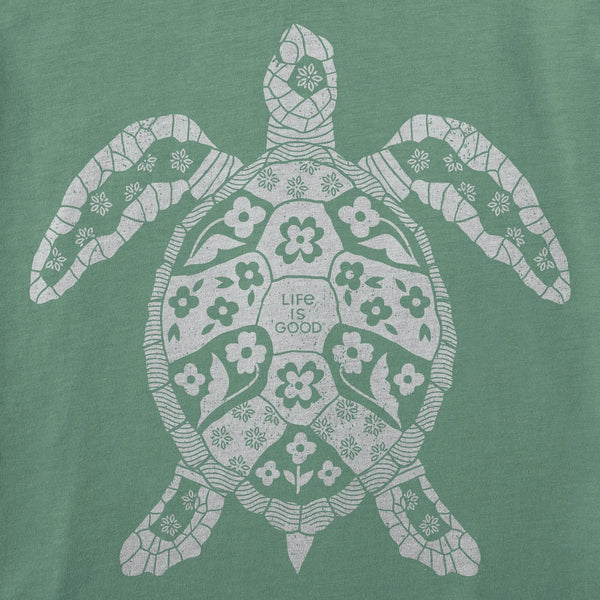 Women's Crusher-LITE Tee - Sea Turtle Floral