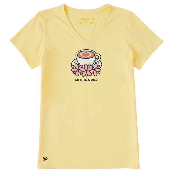 Women's  Crusher-LITE Vee - Latte Heart