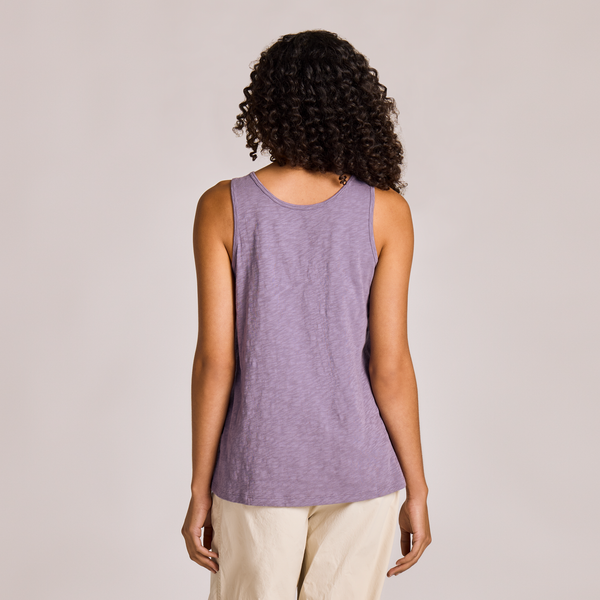 Women's Textured Slub Tank - Crafty Flower