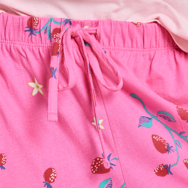 Women's Snuggle Up Sleep Pants- Strawberry and Floral