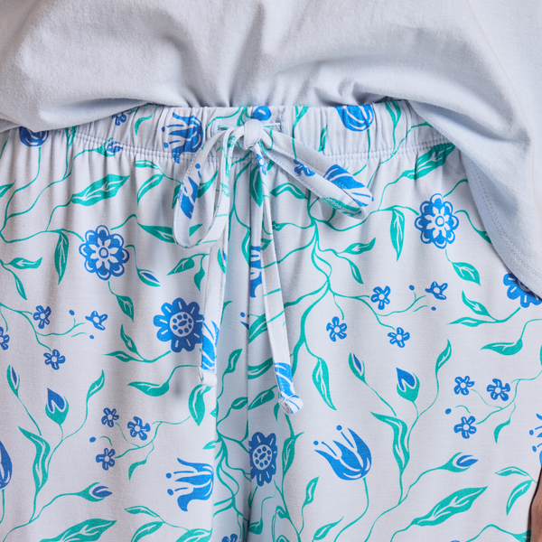 Women's Lightweight Sleep Pants- Climbing Floral