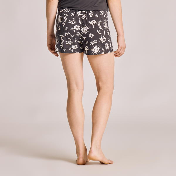 Women's Lightweight Sleep Shorts - Celestial Beach