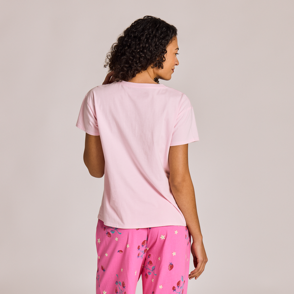 Women's Snuggle Up Sleep Vee - Strawberry Brunch