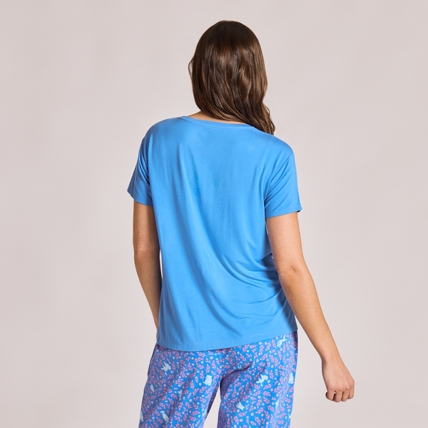 Women's Lightweight Sleep Tee - Nature Heals Flowers