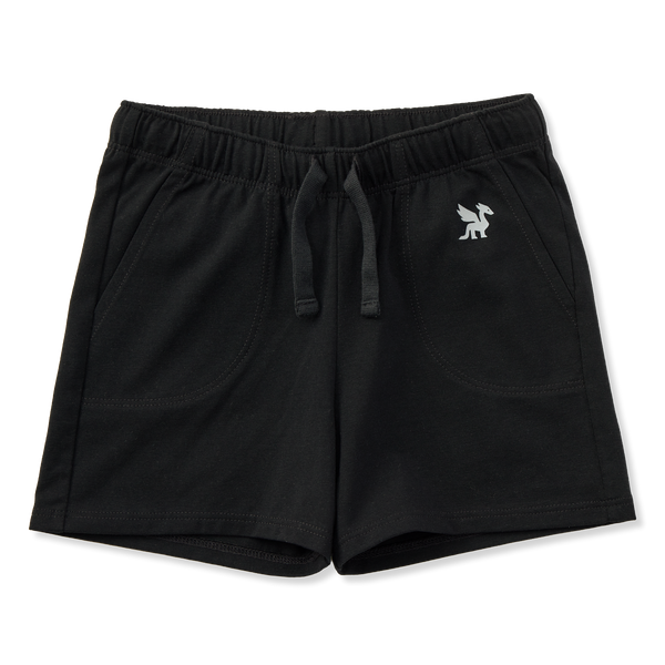 Toddler Shorts - Solid True Black