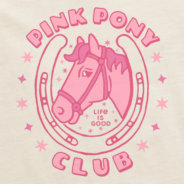 NEW STYLE! Women's Boxy Tee - Pink Pony Club