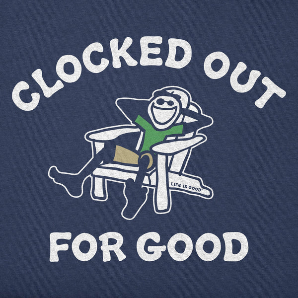 Men's Crusher Tee - Clocked Out for Good (Retirement)
