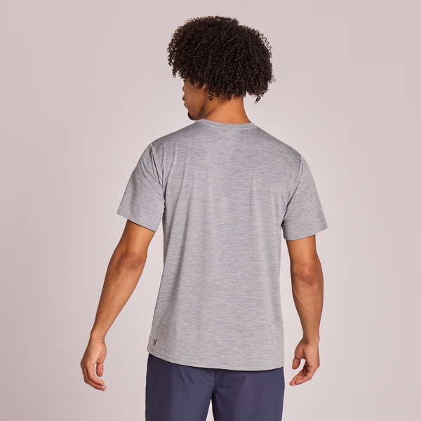Men's Sun Crusher Tee - Life is Good Heather Grey