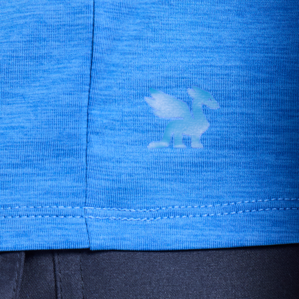 Men's Long Sleeve Sun Crusher - Clean Stacked Atheltic Blue
