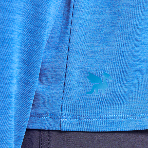 Women's Long Sleeve Sun Crusher - Clean Stacked Athletic Blue