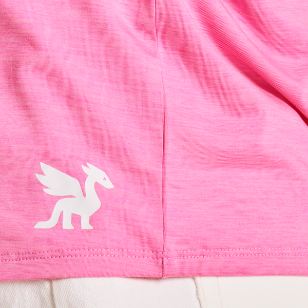 Women's Long Sleeve Hooded Sun Crusher-Life is Good Watermelon Pink