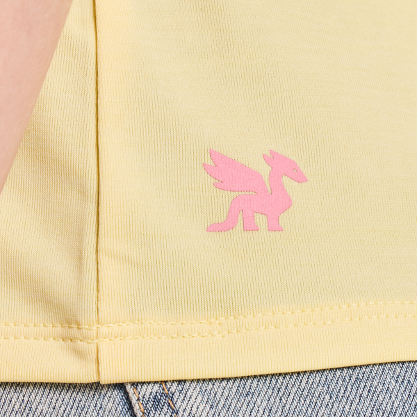 Women's Sun Crusher Tank - Life is Good Sand Yellow