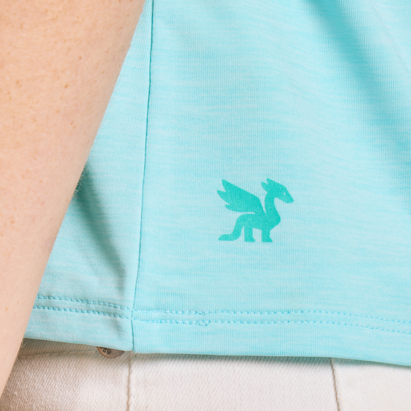 Women's Sun Crusher Tank - Life is Good Aqua Blue