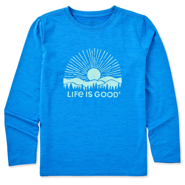 Kids Sun Crusher Long Sleeve Tee - Sunset Over The Hills