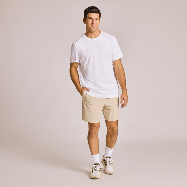 Men's Everyday Short - Solid Sand Khaki
