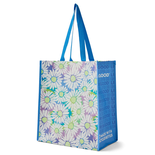 Small Recycle Tote - Tie Dye Daisy