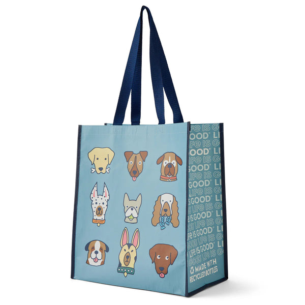 Small Recycle Tote - Plenty of Pups