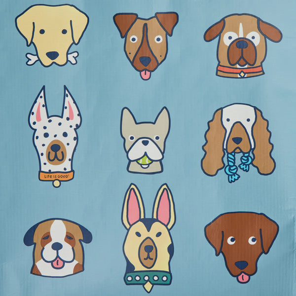 Small Recycle Tote - Plenty of Pups