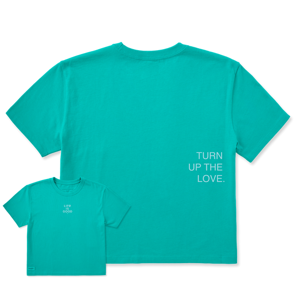 Women's Crusher Boxy Tee - Turn up The Love