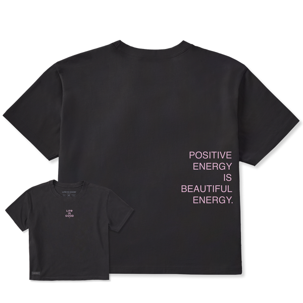 Women's Crusher Boxy Tee - Positive Beautiful