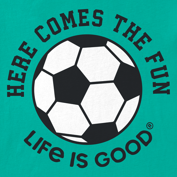 Toddler Crusher Tee - Here Comes the Fun Soccer